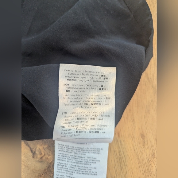 Red Valentino Black Ruffle Front Blouse - Picture 7 of 7